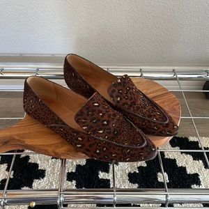 Painted Calf Hair Loafers